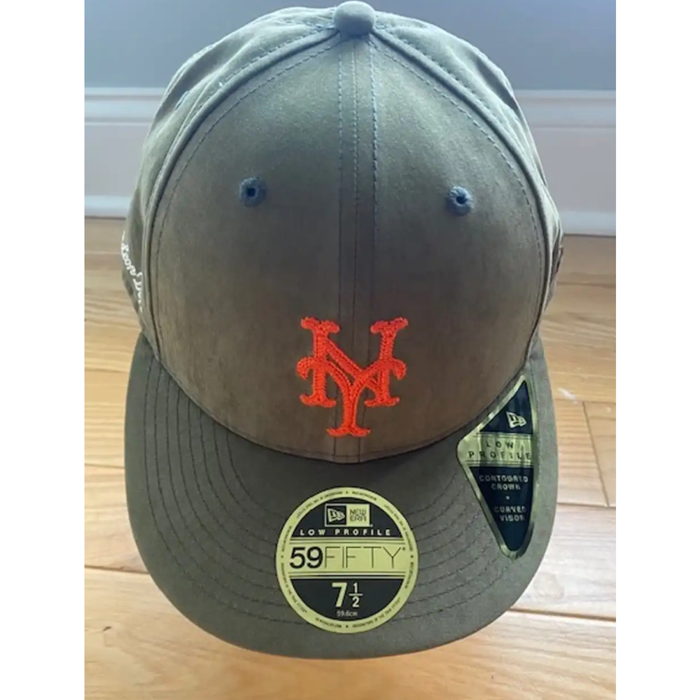Aime Leon Dore ALD / New Era Brushed Nylon Mets Hat - Olive